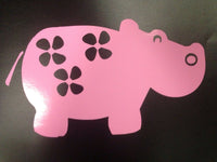 Hippo sticker decal cute funny laptop owl window car hippo 5"