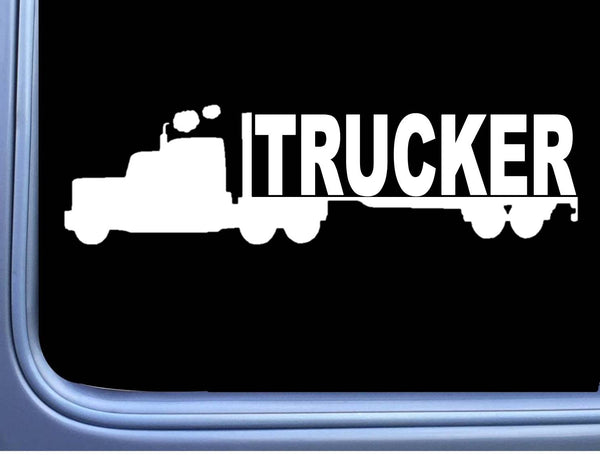 Trucker Sticker Trailor 8" Decal OS 128 semi truck Diesel Big Rig