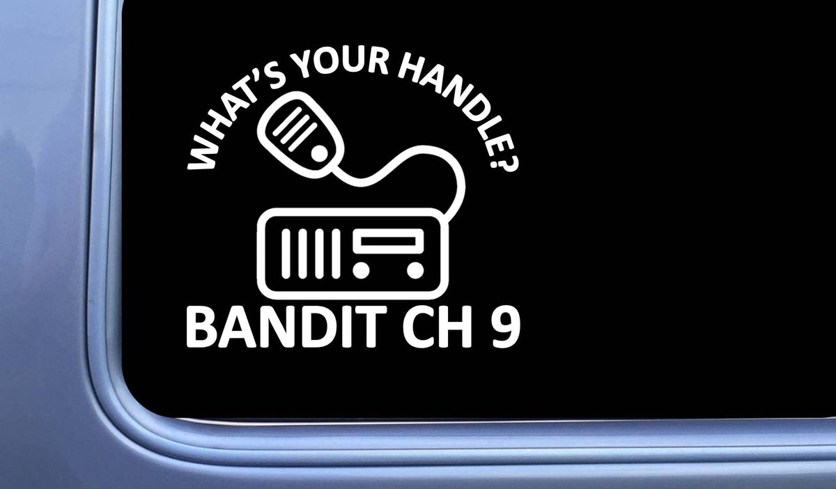 CB Radio Call Sign Handle Vinyl Decal – 6 Inch