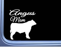 Angus Mom Bull Decal 6" Sticker OS 269 cattle cow aberdeen beef