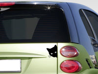 Black Peeking Cat Sticker 6" Decal tp185 For Car Bumper Window Wall Vinyl…
