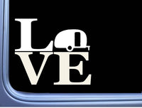 Camper Love 6" Decal OS 012 Sticker hiking camping gift accessories