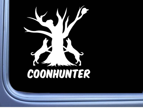 Coonhunter Sticker 6" Coonhound Decal OS 111 vinyl coonhunting