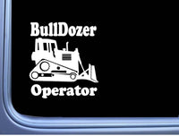 Bulldozer sticker Operator OS 204 vinyl 6" Decal dozer