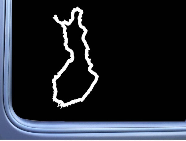 Finland country sticker scandinavia decal 6" sticker