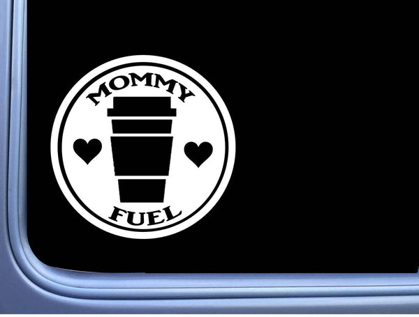 Mommy Fuel Coffee 6" Decal OS 029 coffee Sticker to go cup mom