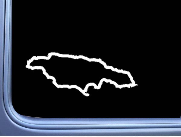 Jamaica Sticker OS 290 8" Decal cure country flag Jamaican