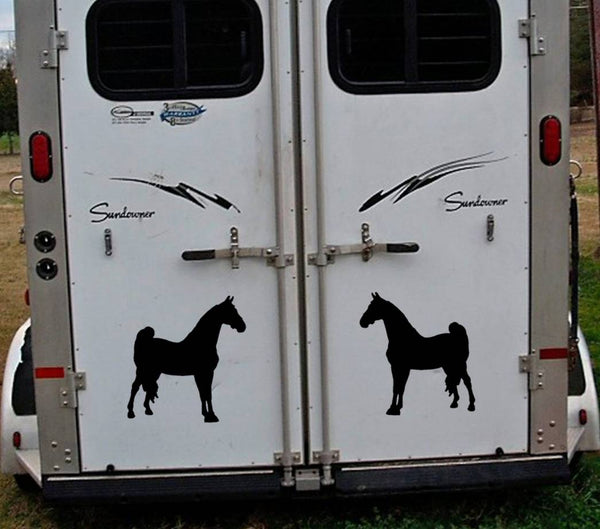 Morgan Horse Decals Stickers OS 081 (2 decal set)
