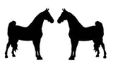 Morgan Horse Decals Stickers OS 081 (2 decal set)