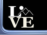 Mountain Love Decal OS 009 Sticker hiking camping mt sticker