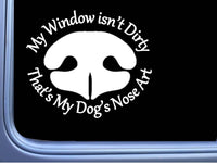 Dog Nose Art Sticker 6" Decal OS 245 vinyl rescue puppy