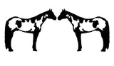 Paint Horse Sticker OS 119 12" horse Decal appaloosa