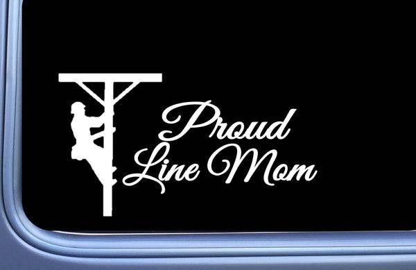 Lineman Sticker OS 167 8" Line Mom decal tools boots gloves