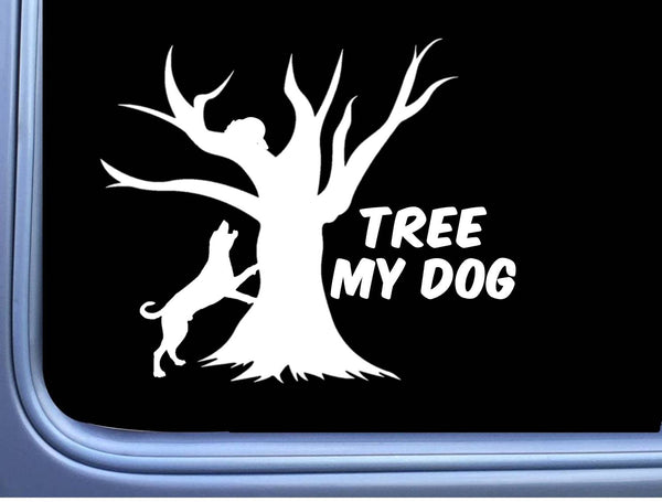 Treeing Coonhound OS 104 vinyl Decal 6" Sticker coon hunting tree my dog