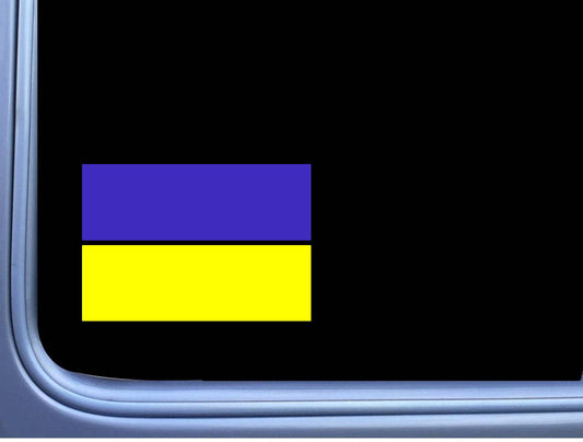 Ukrainian Flag Ukraine Vinyl Decal – 6 Inch