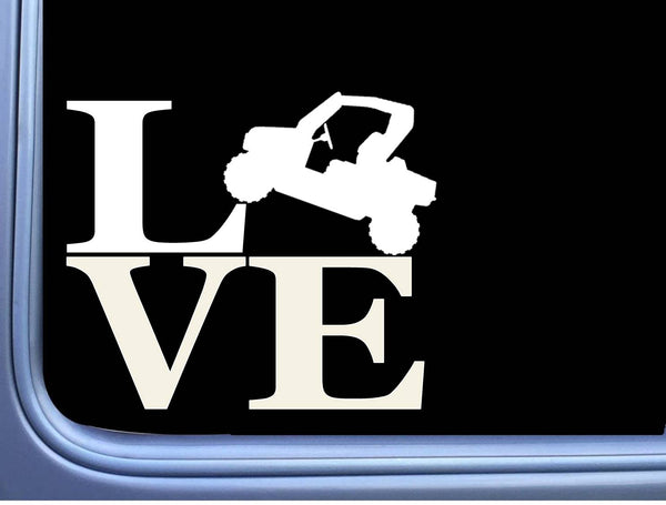 UTV Love 6" Decal OS 016 Sticker camping Trail riding 4 seater side by side