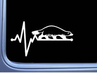 Wolverine Lifeline Heartbeat Sticker 8" Decal OS 242 for car window truck bumper