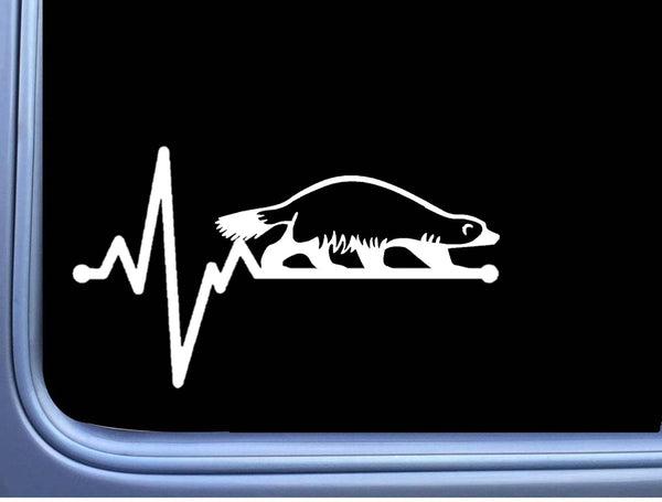 Wolverine Lifeline Heartbeat Sticker 8" Decal OS 242 for car window truck bumper