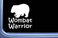 Wombat Warrior Sticker truck decal OS 171 6" Sticker wombats